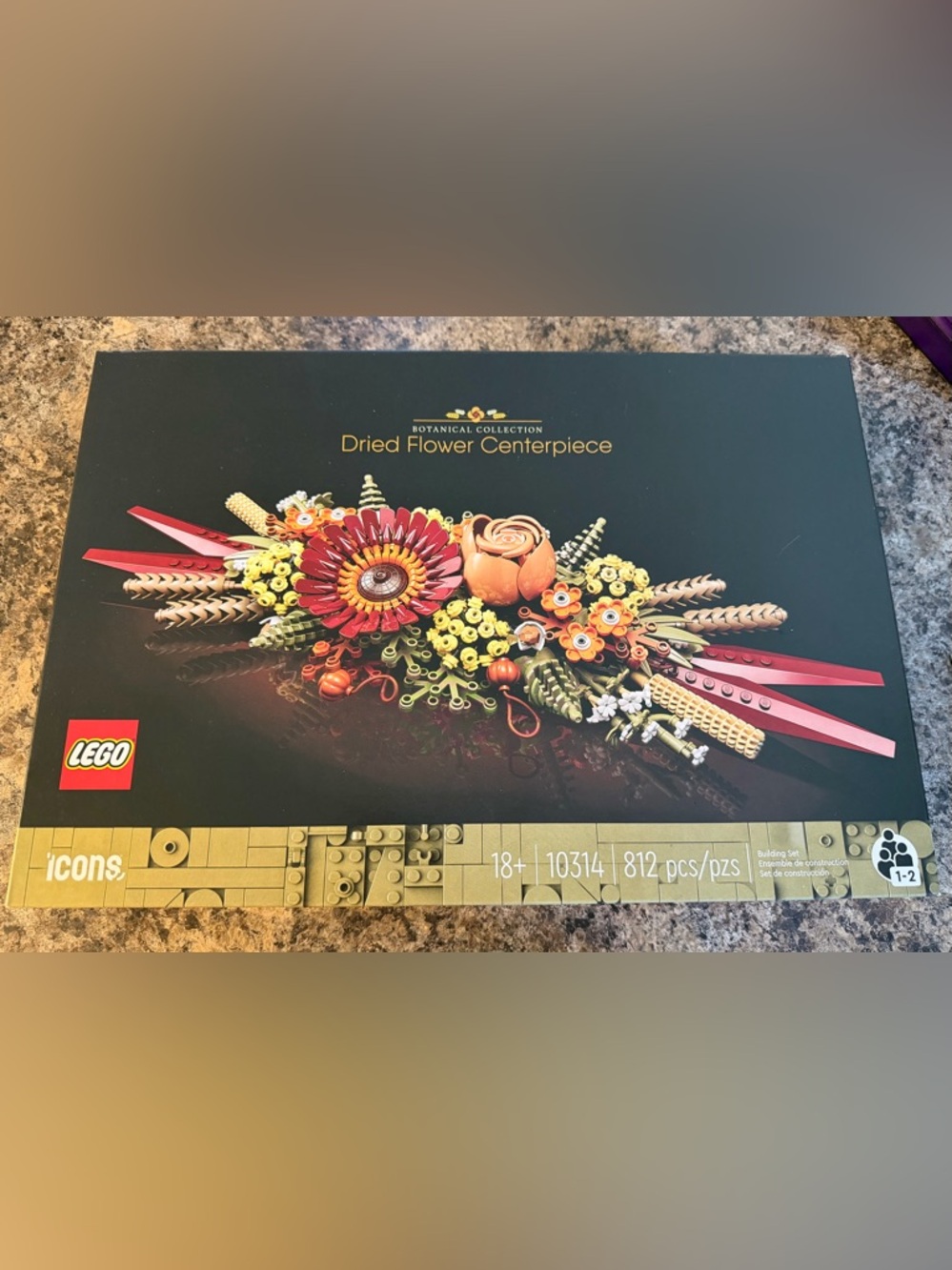 LEGO Icons Dried Flower Centerpiece